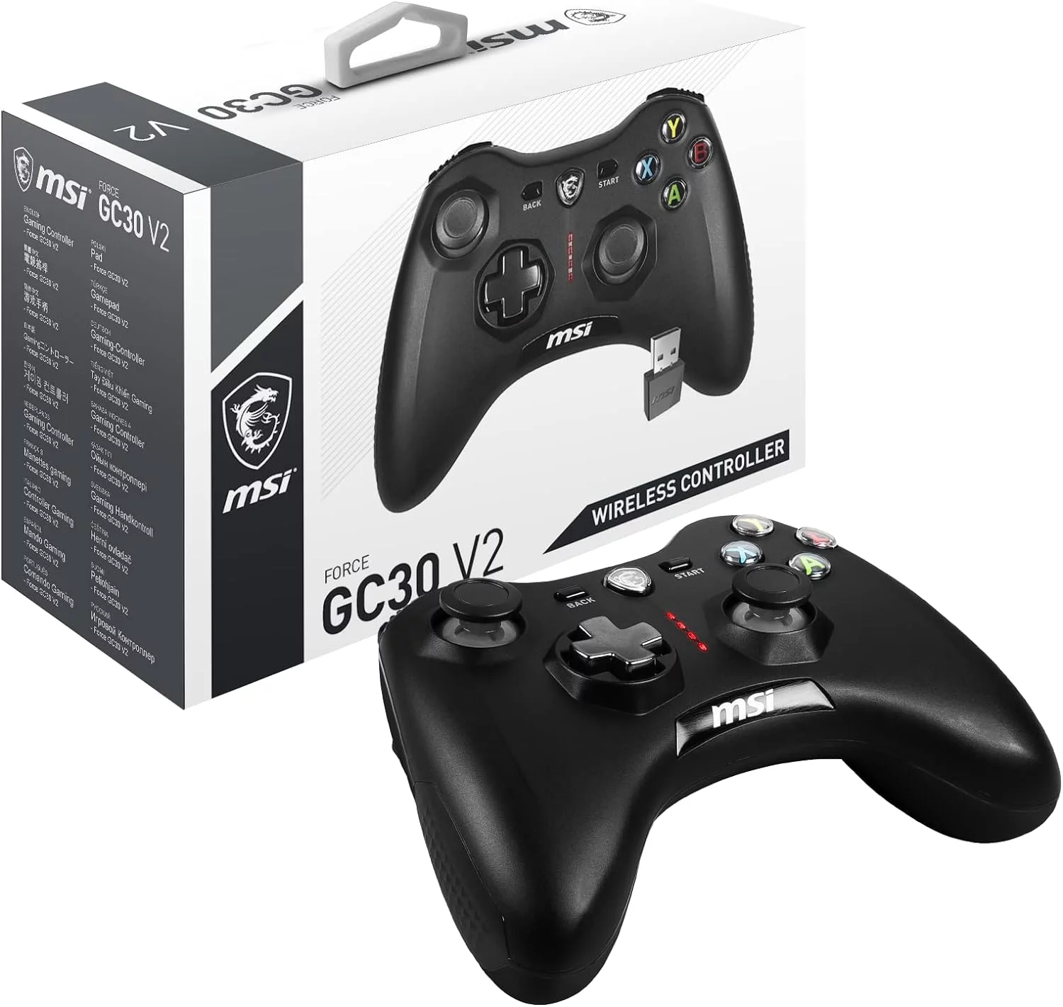 MANETTE MSI FORCE GC30 V2 BLACK